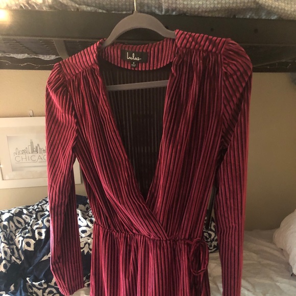 Lulu’s Velvet Dress - Picture 2 of 2